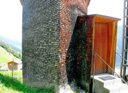 St Benedict Chapel by Zumthor in Switzerland