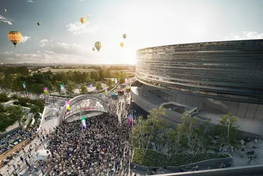 Bristol Arena Competition design by Populous with FCBS