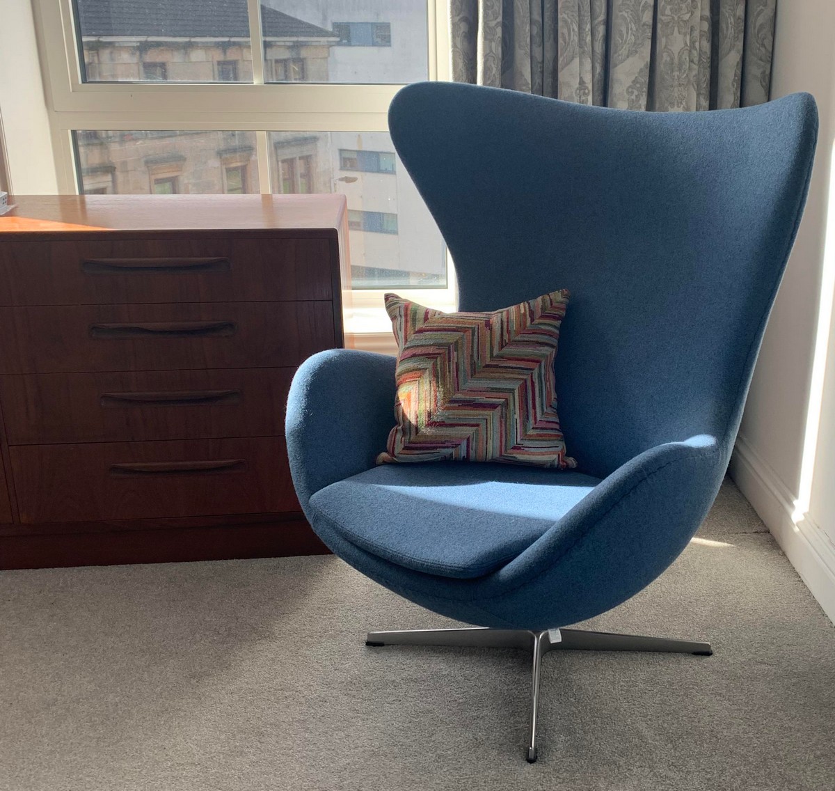 modern egg chair cushion - why renting furniture is the ultimate solution