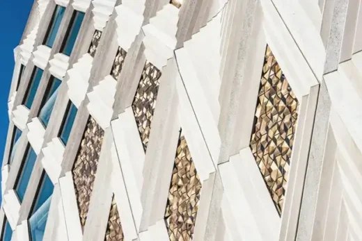 Recycled Ceramic Facades pattern building