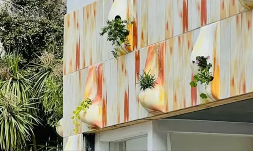 Recycled Ceramic Facades plants art
